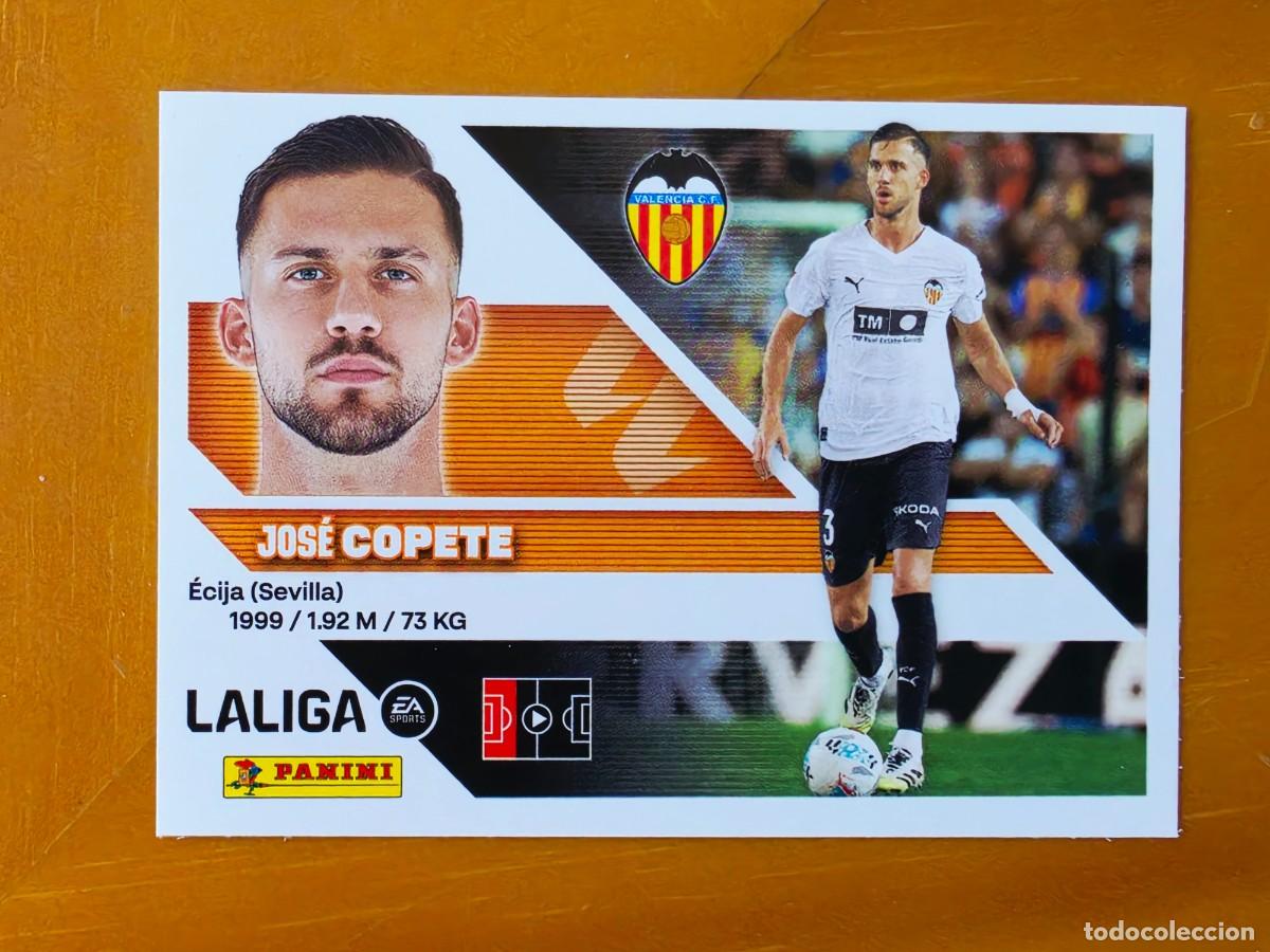 Fu&szlig;ball-Sticker: 6 Jos&eacute; Copete, Valencia CF, Panini Ediciones Liga Este 2026 2027 26 27 sin pegar