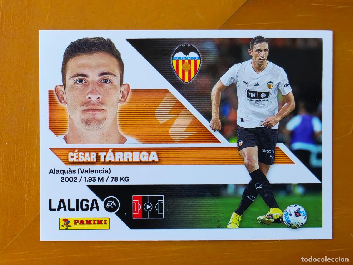 Cartes &agrave; collectionner de Football: 7 C&eacute;sar T&aacute;rrega, Valencia CF, Panini Ediciones Liga Este 2026 2027 26 27 sin pegar