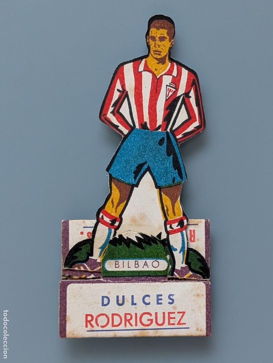 Cartes &agrave; collectionner de Football: RARISIMO CROMO TROQUELADO BILBAO SPORTING GIJON DULCES RODRIGUEZ REUS FUTBOL OVIEDO AVILES ASTURIAS
