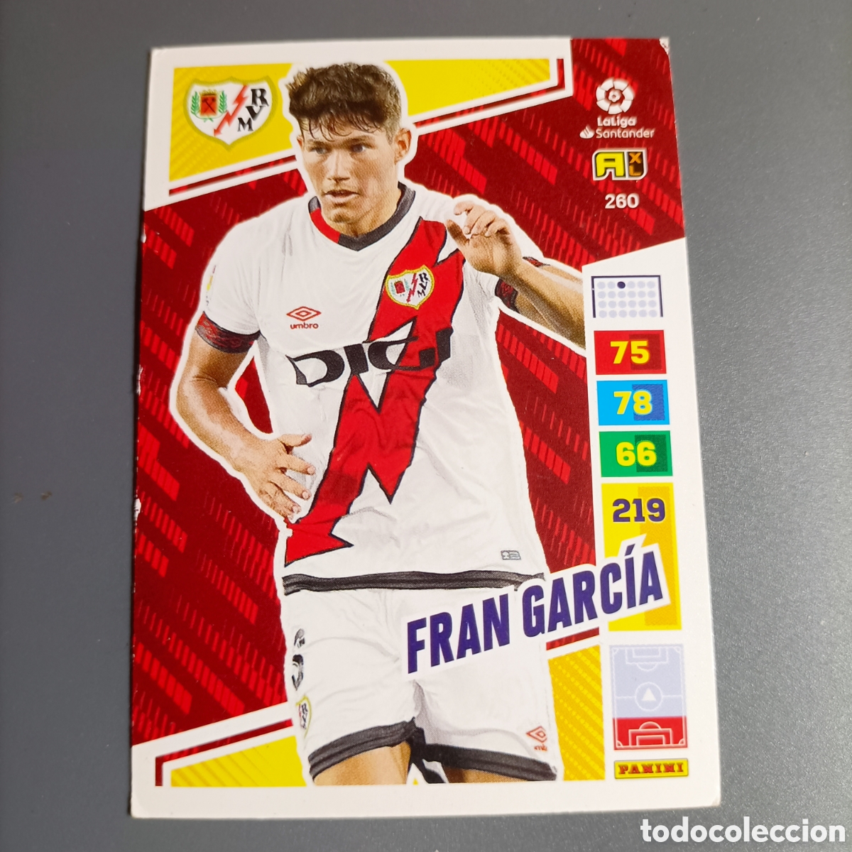 Cartes &agrave; collectionner de Football: ADRENALYN LIGA 2022-2023 (RAYO) №260 FRAN GARC&Iacute;A