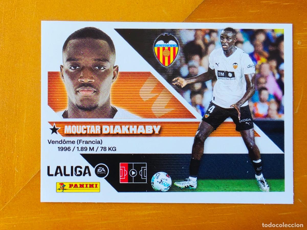 Cartes &agrave; collectionner de Football: 8B Mouctar Diakhaby, Valencia CF, Panini Ediciones Liga Este 2026 2027 26 27 sin pegar