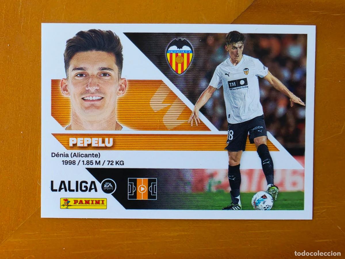 Cromos de f&uacute;tbol: 11 Pepelu, Valencia CF, Panini Ediciones Liga Este 2026 2027 26 27 sin pegar
