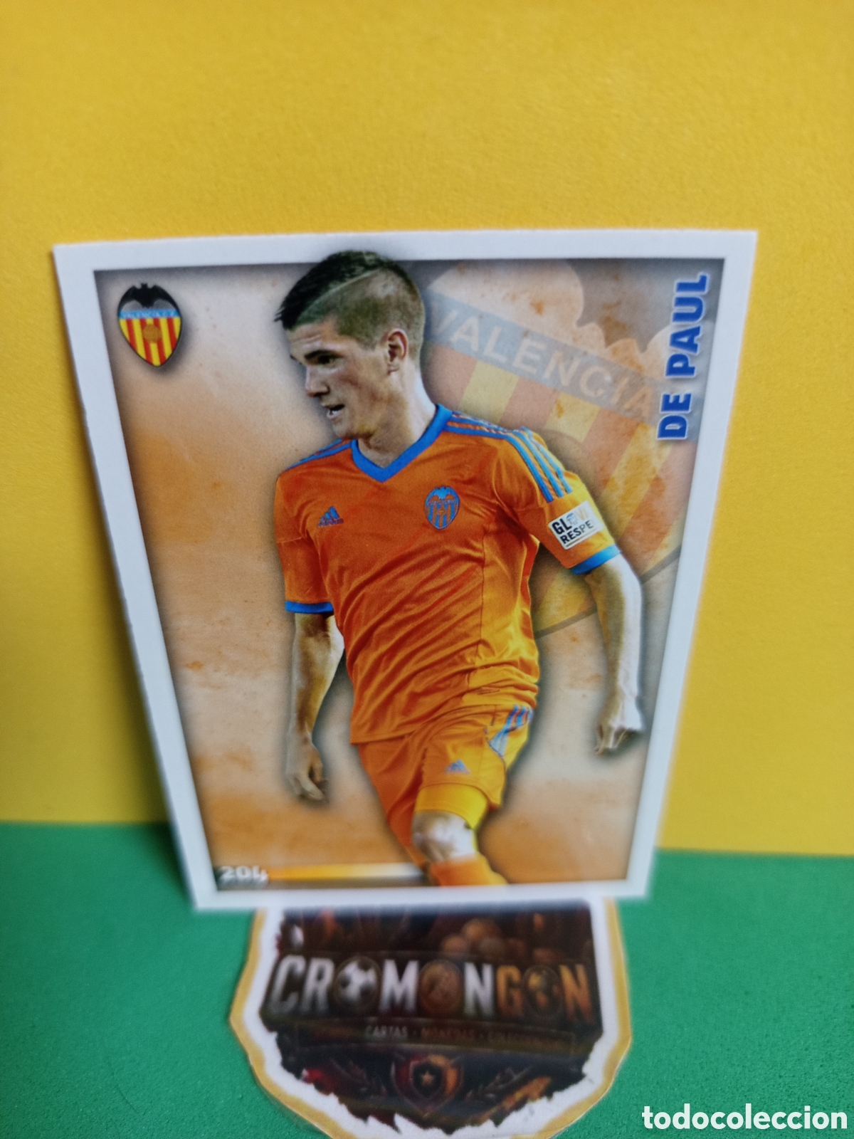 Figurine di Calcio: ❇️ CROMO ⚽ CARD DE PAUL VALENCIA 204 FICHAS LIGA QUIZ 14 15 2014 2015 MUNDICROMO ❇️