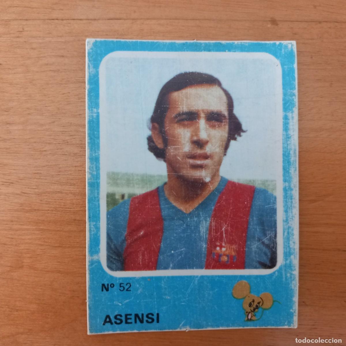 Cromos de f&uacute;tbol: ASENSI FC BARCELONA ALBUM CRUYFF Y LOS COLOSOS DE ESTA LIGA DE CROPAN