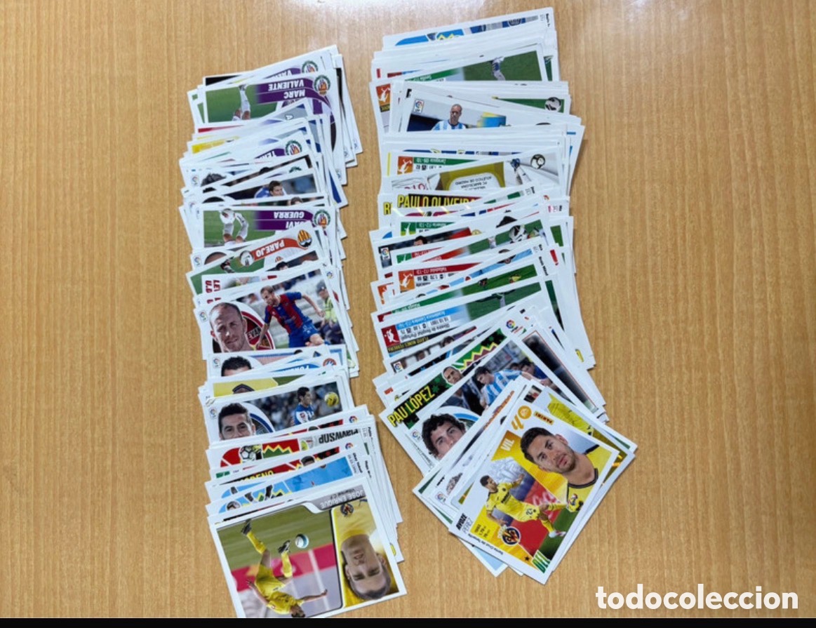 Cromos de f&uacute;tbol: Pack de cromos diferentes temporadas