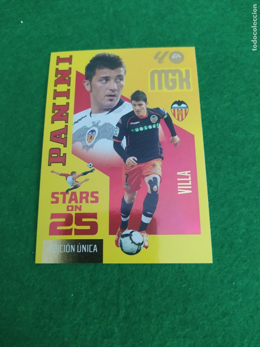 Cromos de f&uacute;tbol: MEGACRACKS 2026 2027 MGK 26 27 NUEVO - STARS ON 25 EDICION UNICA N&ordm;435 VILLA VALENCIA