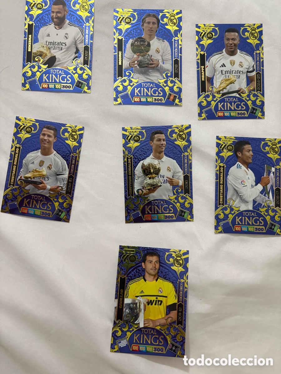 Cromos de f&uacute;tbol: Total kings Real Madrid 2025-2026