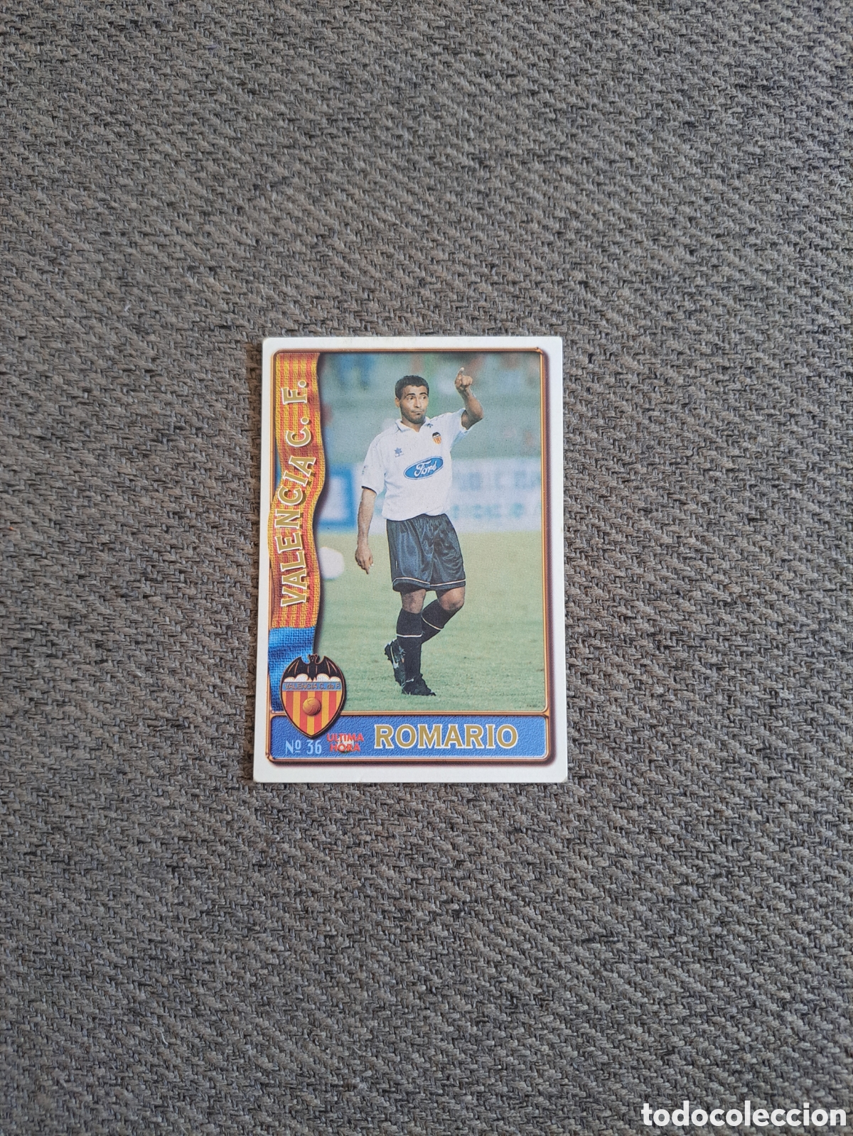 Cromos de f&uacute;tbol: Romario Mundicromo Liga 96-97