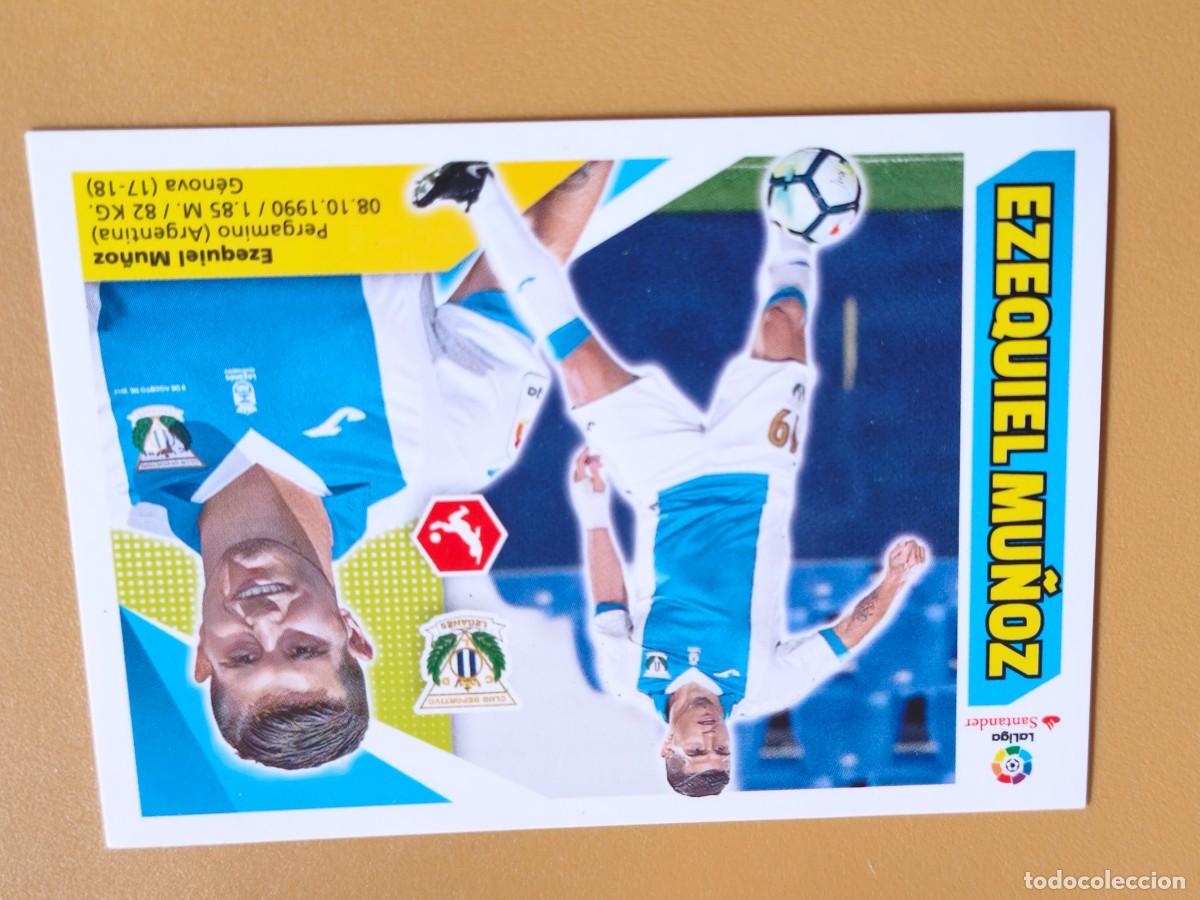 Cromos de f&uacute;tbol: ezequiel mu&ntilde;oz, liga 2017 18 ultimos fichajes
