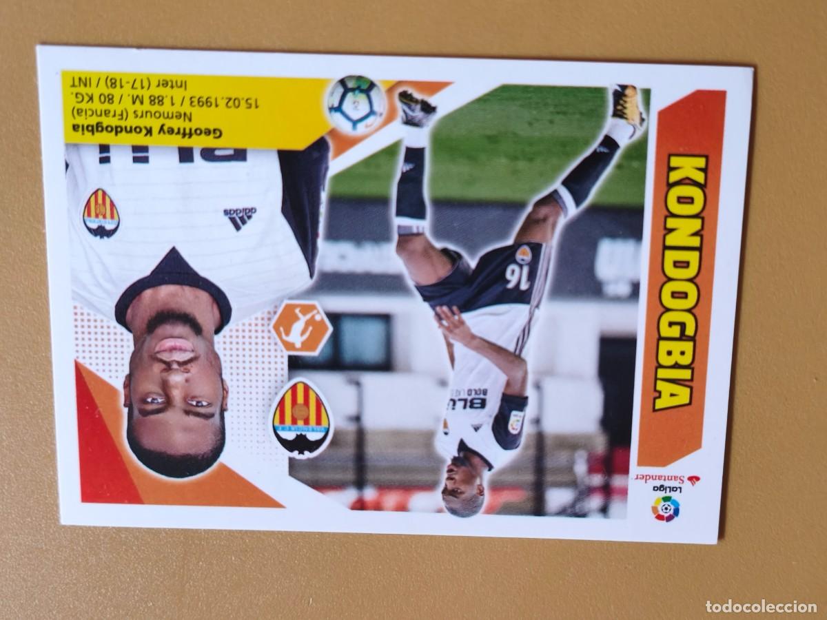 Cromos de f&uacute;tbol: kondogbia, liga 2017 18 ultimos fichajes