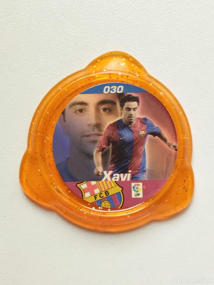 Cromos de f&uacute;tbol: TAZO KRAK KRAKS LIGA PANINI 06 07 2006 2007 BARCELONA 30 XAVI HERNANDEZ