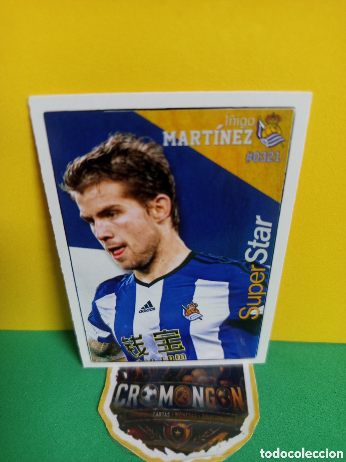 Figurine di Calcio: ❇️ CROMO ⚽ CARD &Iacute;&Ntilde;IGO MART&Iacute;NEZ REAL SOCIEDAD 321 SUPERSTAR FICHAS LIGA 15 16 2015 2016 MUNDICROMO ❇️