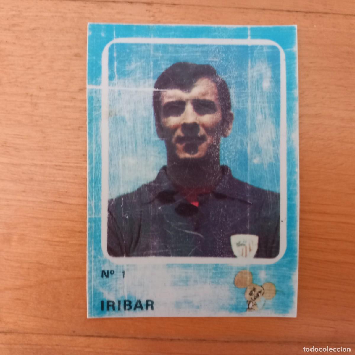 Cromos de f&uacute;tbol: IRIBAR N&deg; 1 ATH BILBAO ALBUM CRUYFF Y LOS COLOSOS DE ESTA LIGA DE CROPAN