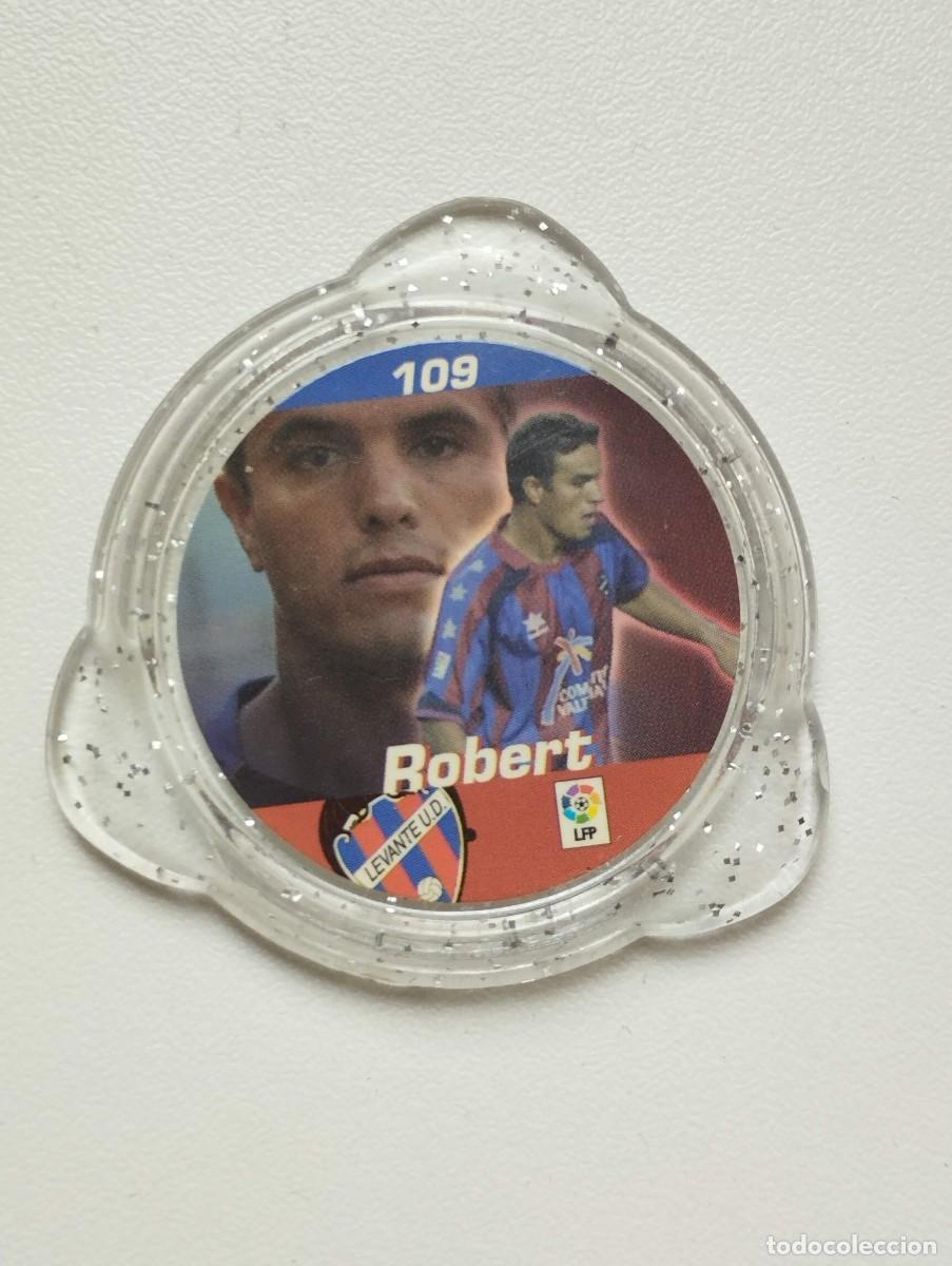 Cromos de f&uacute;tbol: TAZO KRAK KRAKS LIGA PANINI 06 07 2006 2007 LEVANTE 109 ROBERT
