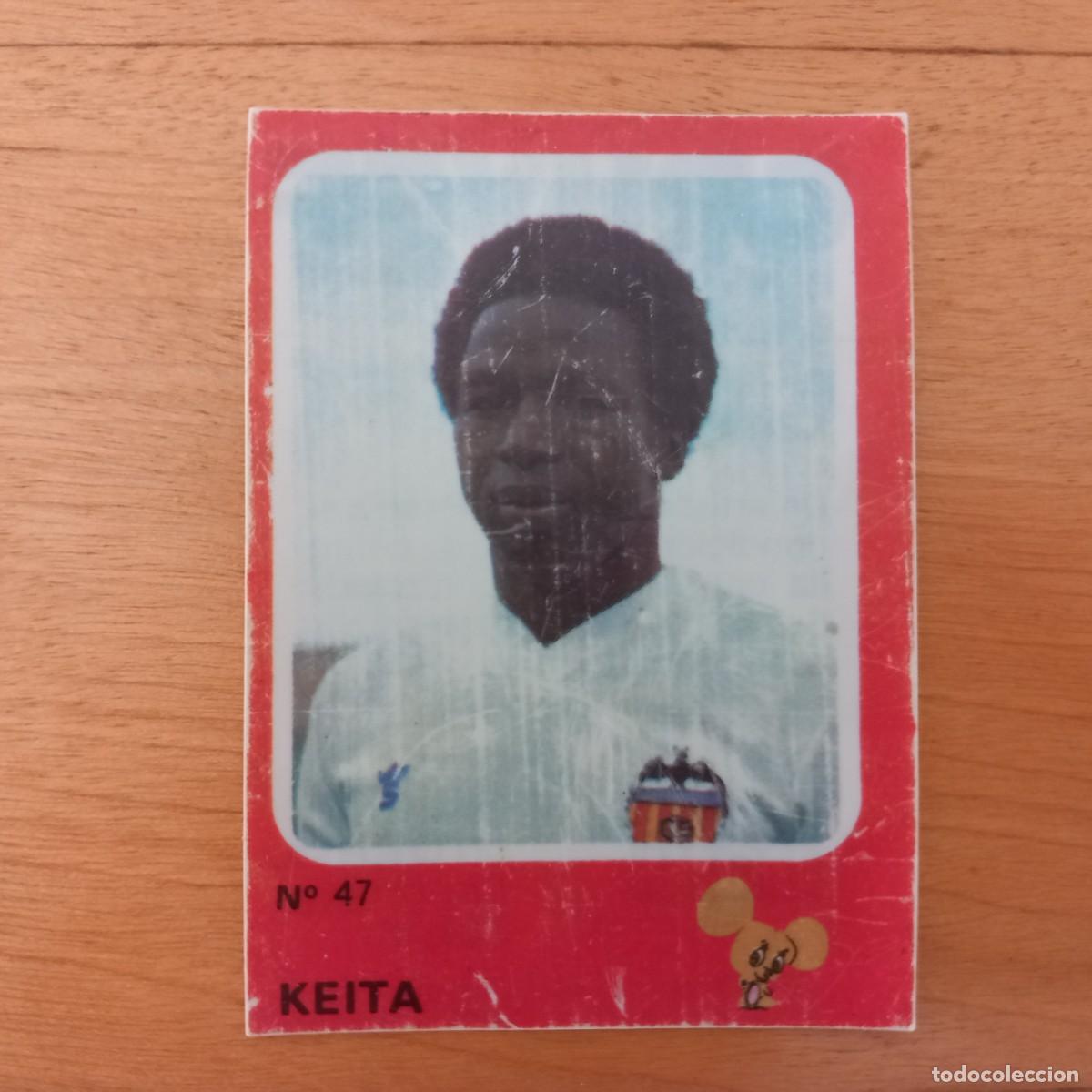 Cromos de f&uacute;tbol: KEITA N&deg; 47 VALENCIA CF ALBUM CRUYFF Y LOS COLOSOS DE ESTA LIGA DE CROPAN