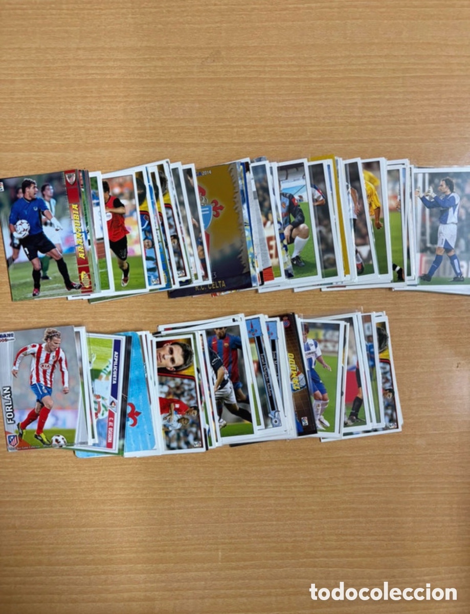 Cromos de f&uacute;tbol: Pack cartas de futbol megacrak y mundicromo diferentes temporadas