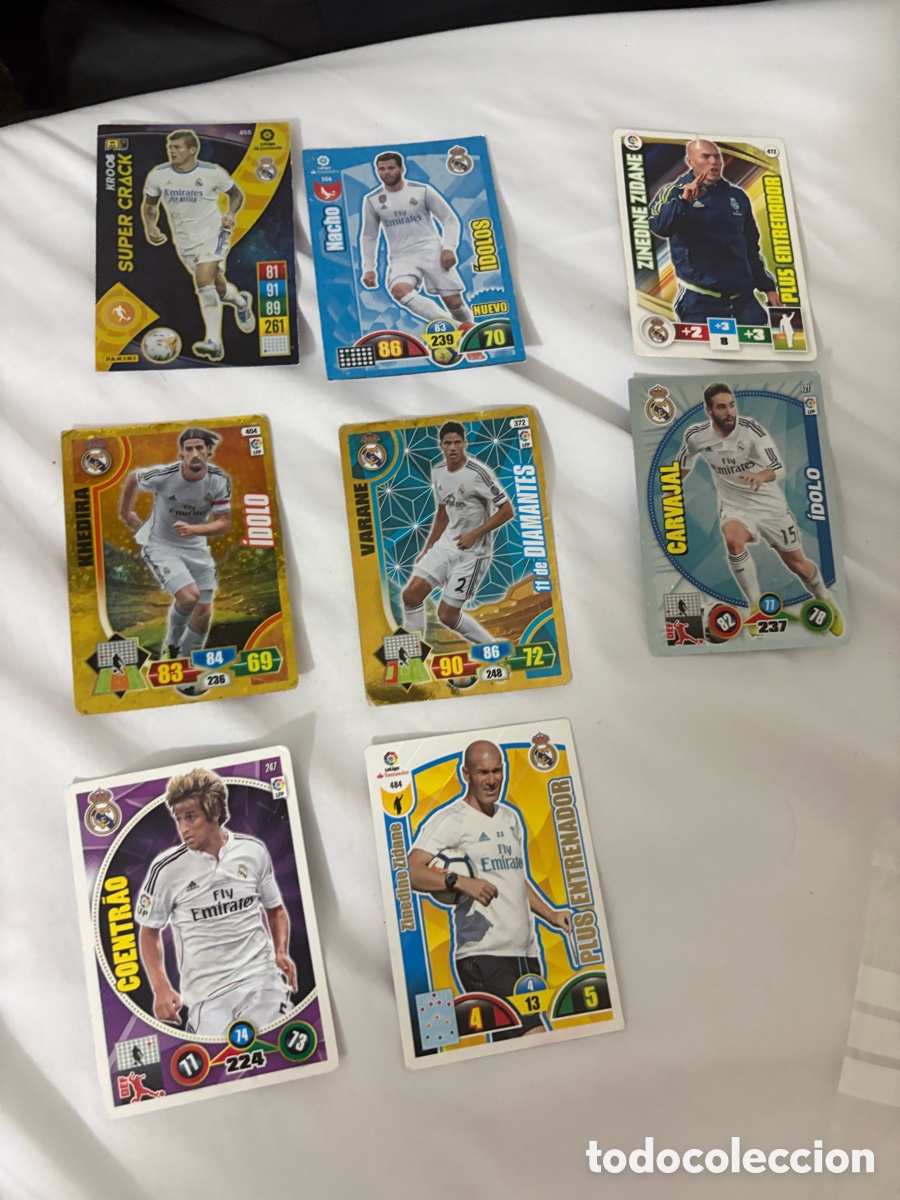 Figurine di Calcio: Lote cromos Real Madrid