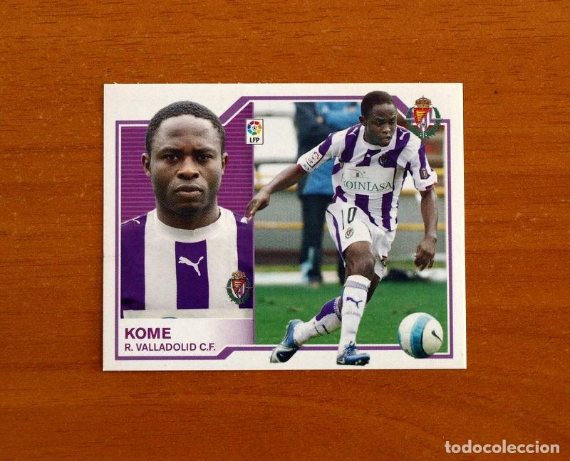 Figurine di Calcio: Real Valladolid - Kome - Liga 2007-2008, 07-08 - Ediciones Este - Nunca pegado