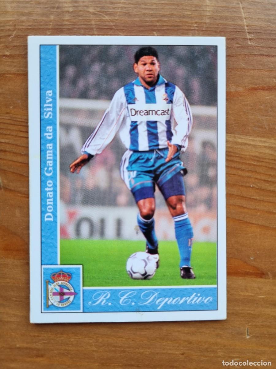 Cromos de f&uacute;tbol: 28 DONATO (Deportivo La Coru&ntilde;a). Las Fichas de la Liga 2001 2002 01 02 (Mundicromo)