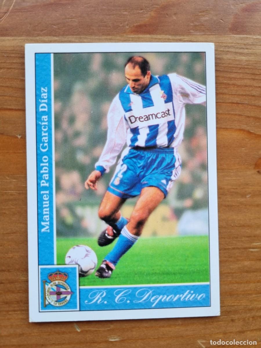Cromos de f&uacute;tbol: 29 MANUEL PABLO (Deportivo La Coru&ntilde;a). Las Fichas de la Liga 2001 2002 01 02 (Mundicromo)