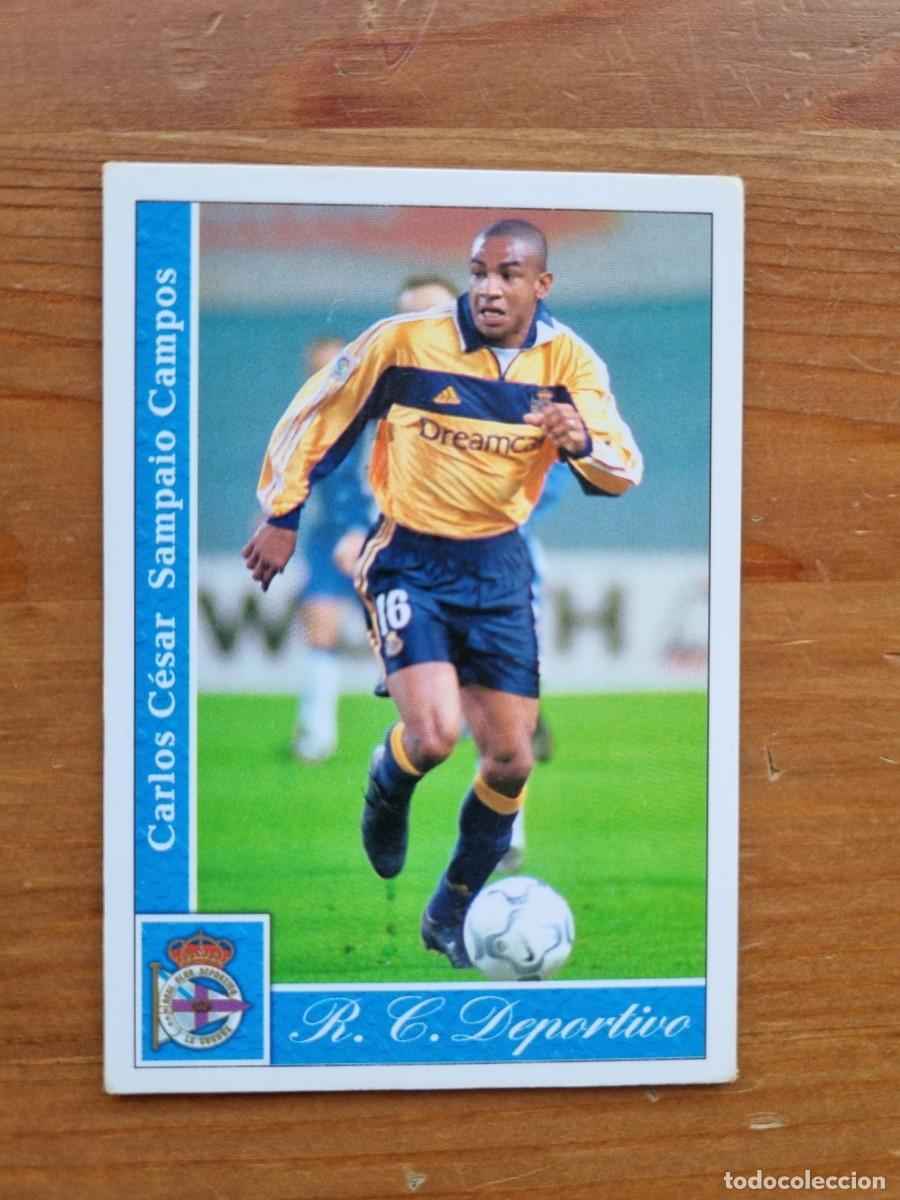 Cromos de f&uacute;tbol: 32 C&Eacute;SAR SAMPAIO (Deportivo La Coru&ntilde;a) BAJA. Las Fichas de la Liga 2001 2002 01 02 (Mundicromo)
