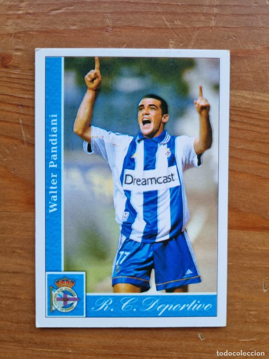 Cromos de f&uacute;tbol: 40 PANDIANI (Deportivo La Coru&ntilde;a). Las Fichas de la Liga 2001 2002 01 02 (Mundicromo)