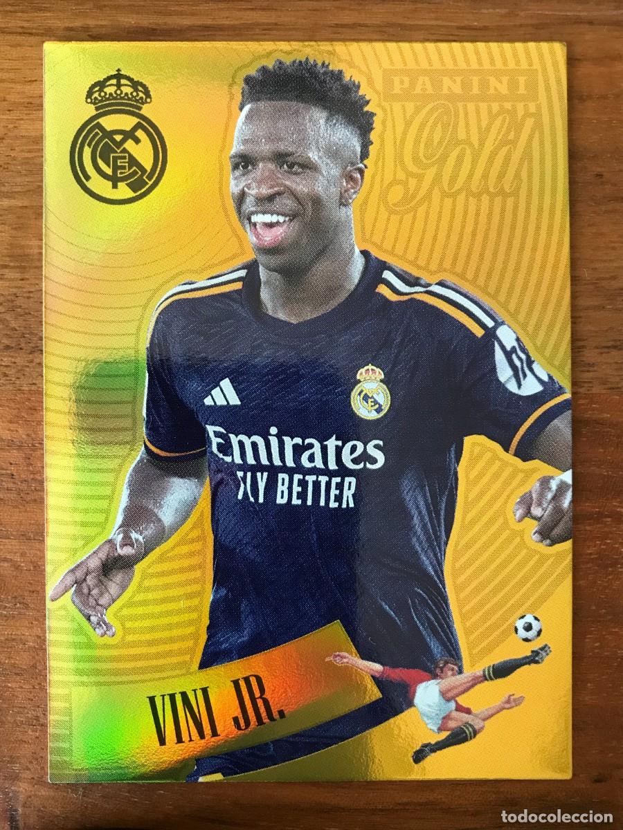 Cromos de f&uacute;tbol: VINI JR VINICIUS - PANINI GOLD - 49 - PANINI TRIBUTO REAL MADRID 2023 2024 23 24