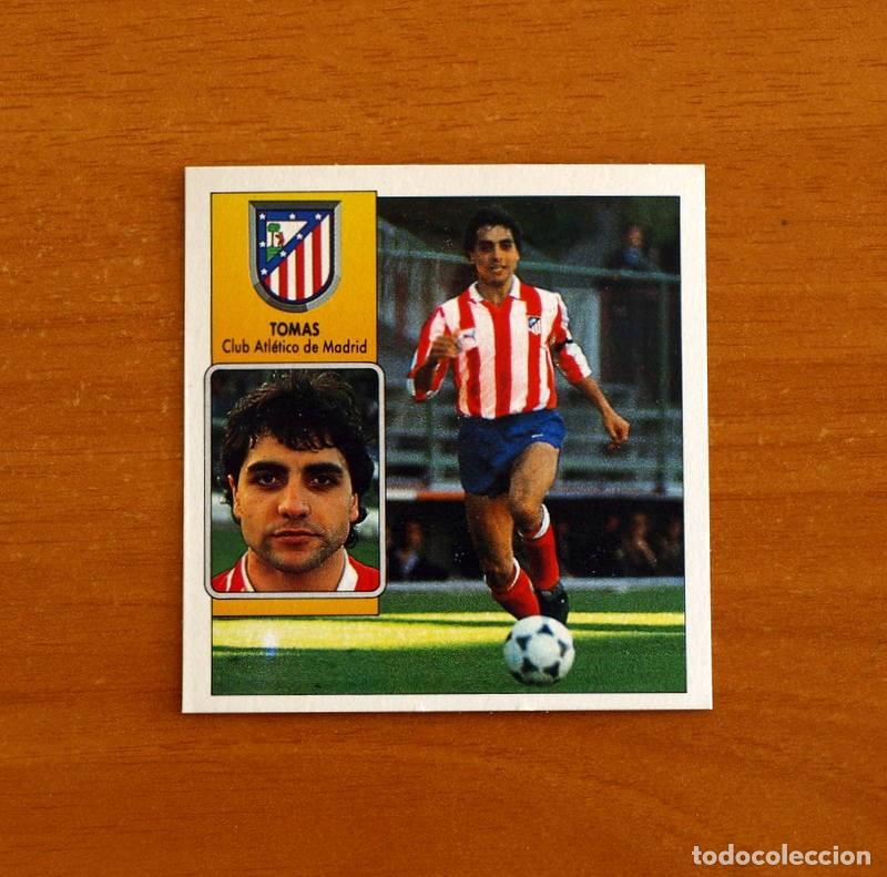 Cromos de f&uacute;tbol: Atletico Madrid - Tom&aacute;s - Ediciones Este Liga 1992-1993, 92-93 - Nunca pegado