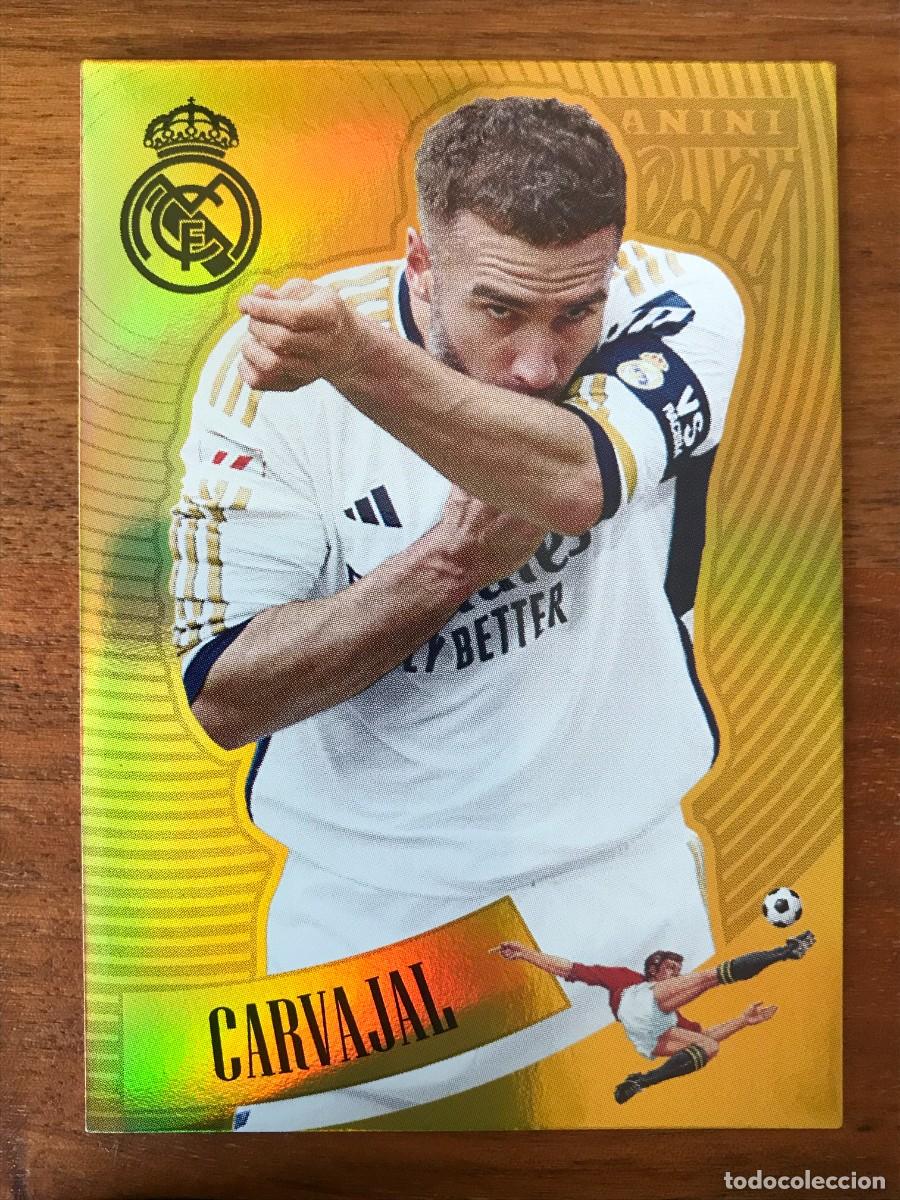 Cromos de f&uacute;tbol: CARVAJAL - PANINI GOLD - 48 - PANINI TRIBUTO REAL MADRID 2023 2024 23 24