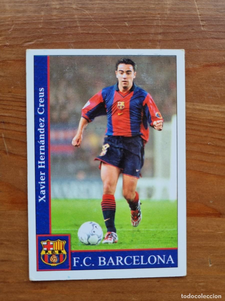 Cromos de f&uacute;tbol: 72 XAVI (FC Barcelona). Las Fichas de la Liga 2001 2002 01 02 (Mundicromo)