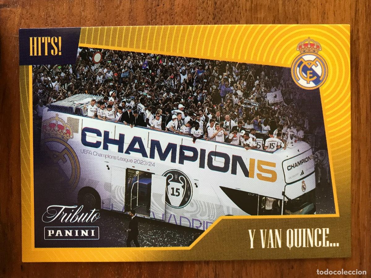 Cromos de f&uacute;tbol: HITS - Y VAN QUINCE - 33 - PANINI TRIBUTO REAL MADRID 2023 2024 23 24
