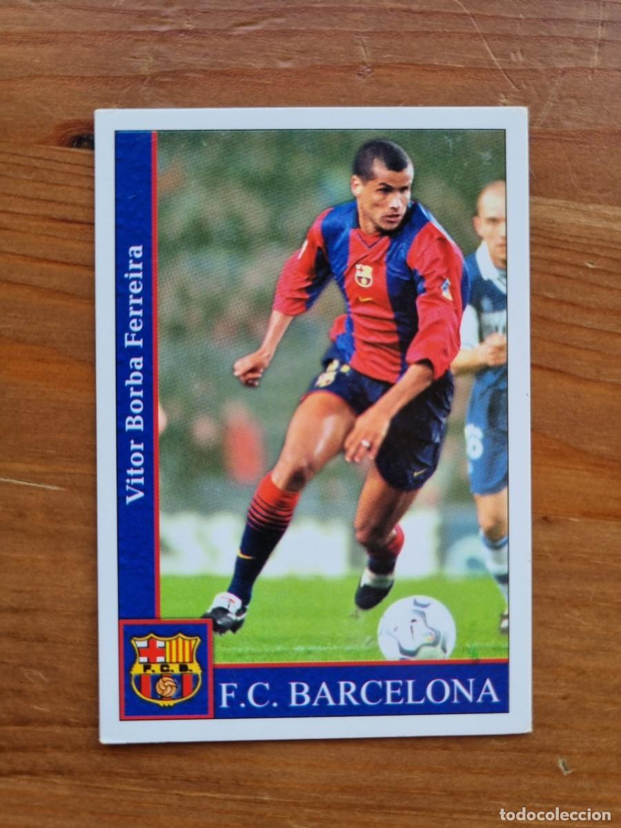 Cromos de f&uacute;tbol: 77 RIVALDO (FC Barcelona). Las Fichas de la Liga 2001 2002 01 02 (Mundicromo)