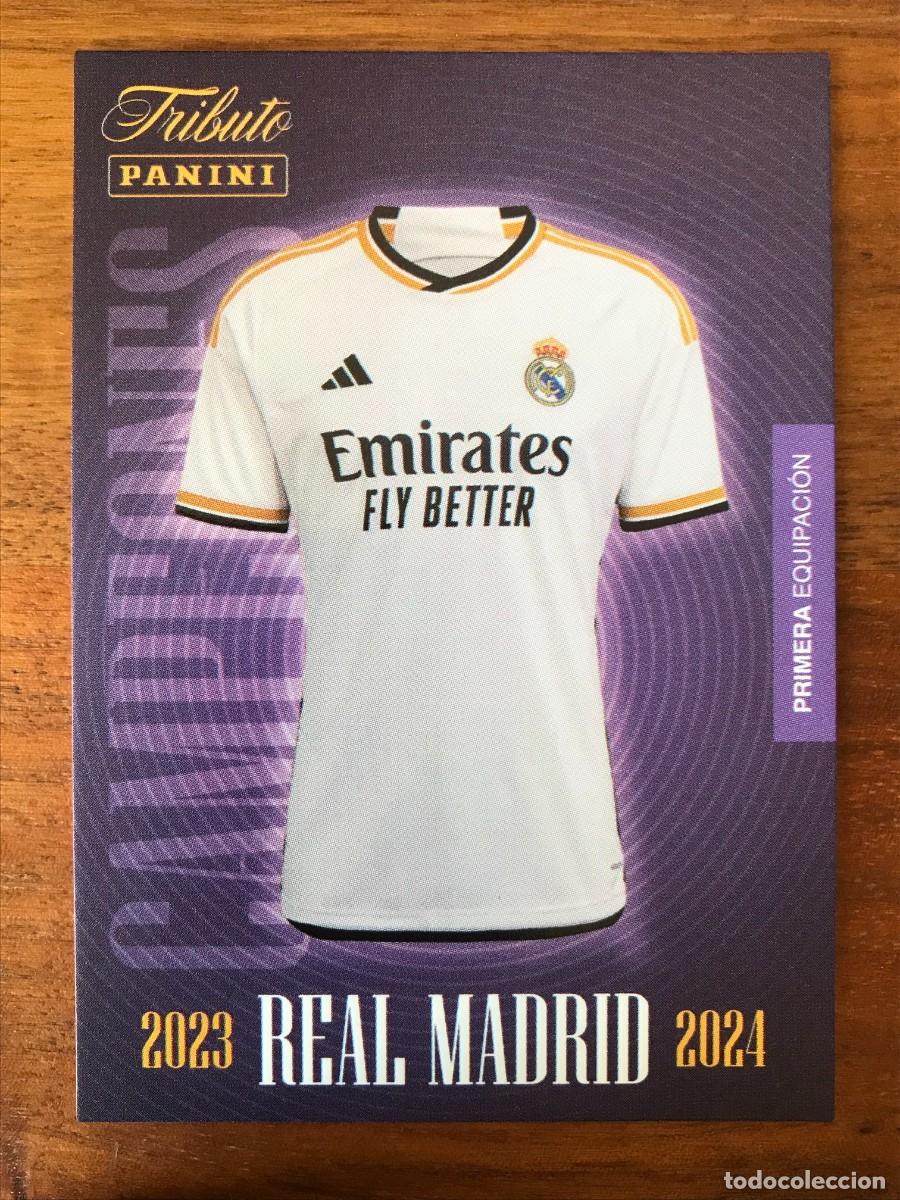 Cromos de f&uacute;tbol: PRIMERA EQUIPACION - 2 - PANINI TRIBUTO REAL MADRID 2023 2024 23 24