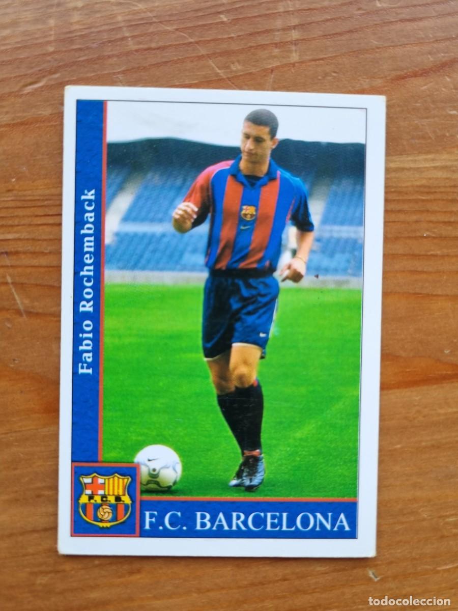 Cromos de f&uacute;tbol: 80 ROCHEMBACK (FC Barcelona). Las Fichas de la Liga 2001 2002 01 02 (Mundicromo)