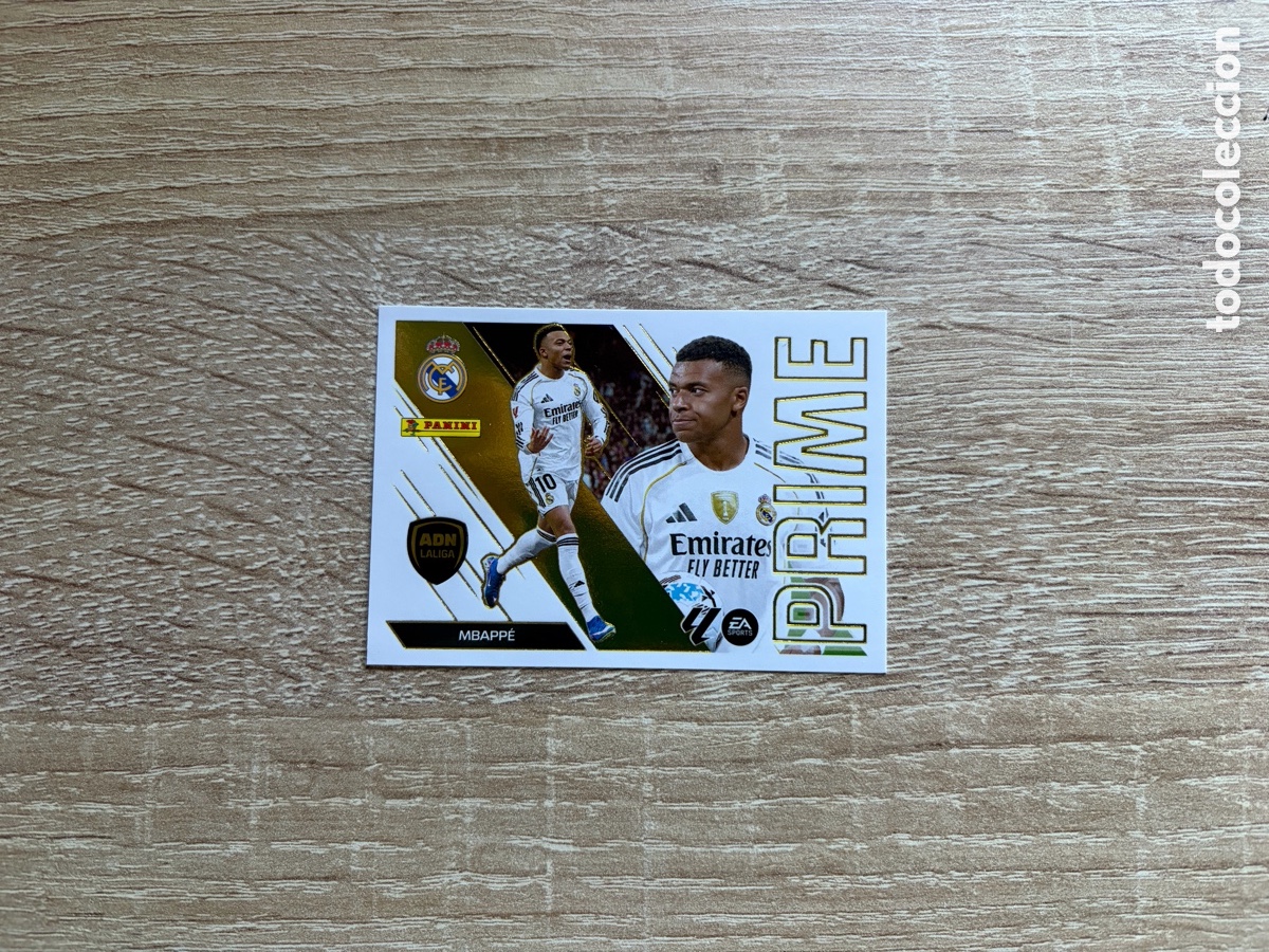 Cromos de f&uacute;tbol: 8 MBAPP&Eacute; PRIME ADN PRIME LIGA ESTE EDICIONES ESTE 2026 2027 26 27 REAL MADRID