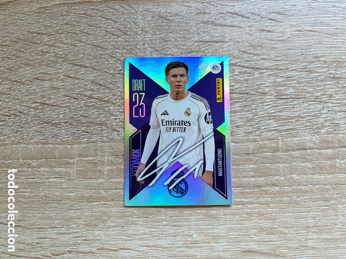 Cromos de f&uacute;tbol: K16 MASTANTUONO DRAFT 23 KROMIX LIGA ESTE EDICIONES ESTE 2026 2027 26 27 REAL MADRID