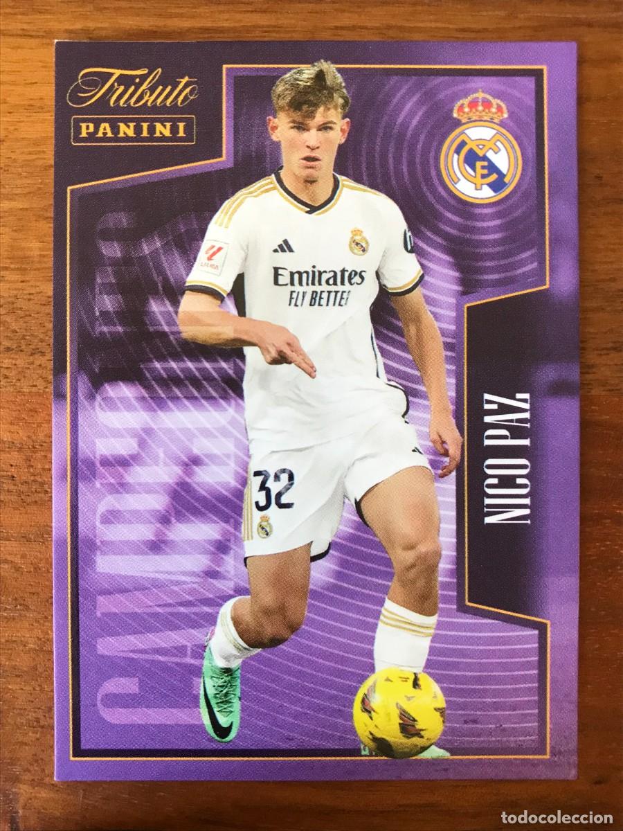 Cromos de f&uacute;tbol: NICO PAZ - 29 - PANINI TRIBUTO REAL MADRID 2023 2024 23 24