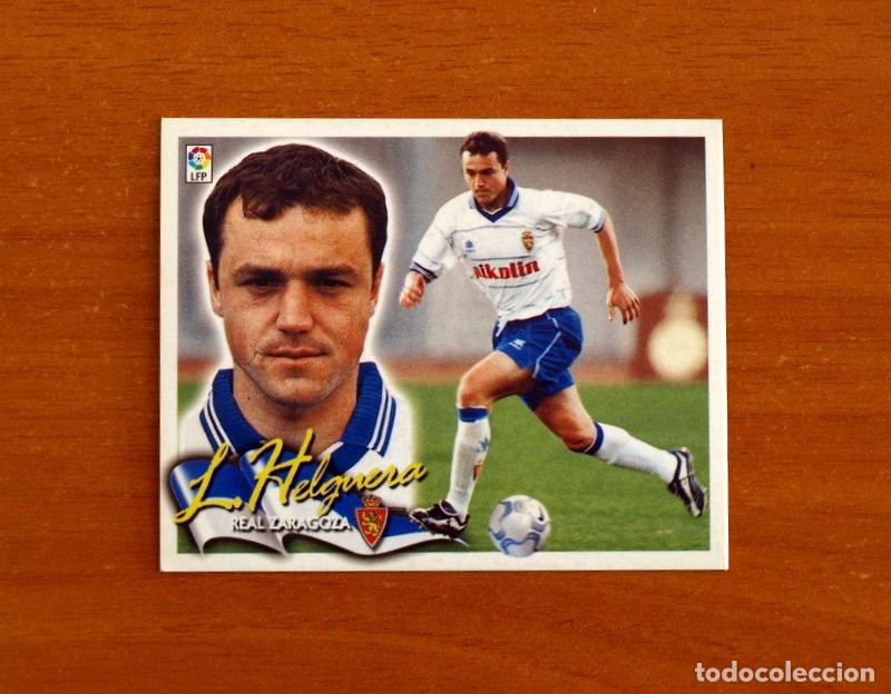Cromos de f&uacute;tbol: Real Zaragoza - Luis Helguera - Baja - Ediciones Este Liga 2000-2001, 00-01 - Nunca Pegado