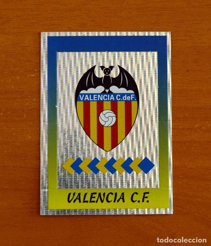 Cromos de f&uacute;tbol: Valencia - Escudo - Letra I - Liga 1997-1998, 97-98 - Panini - Nunca pegado