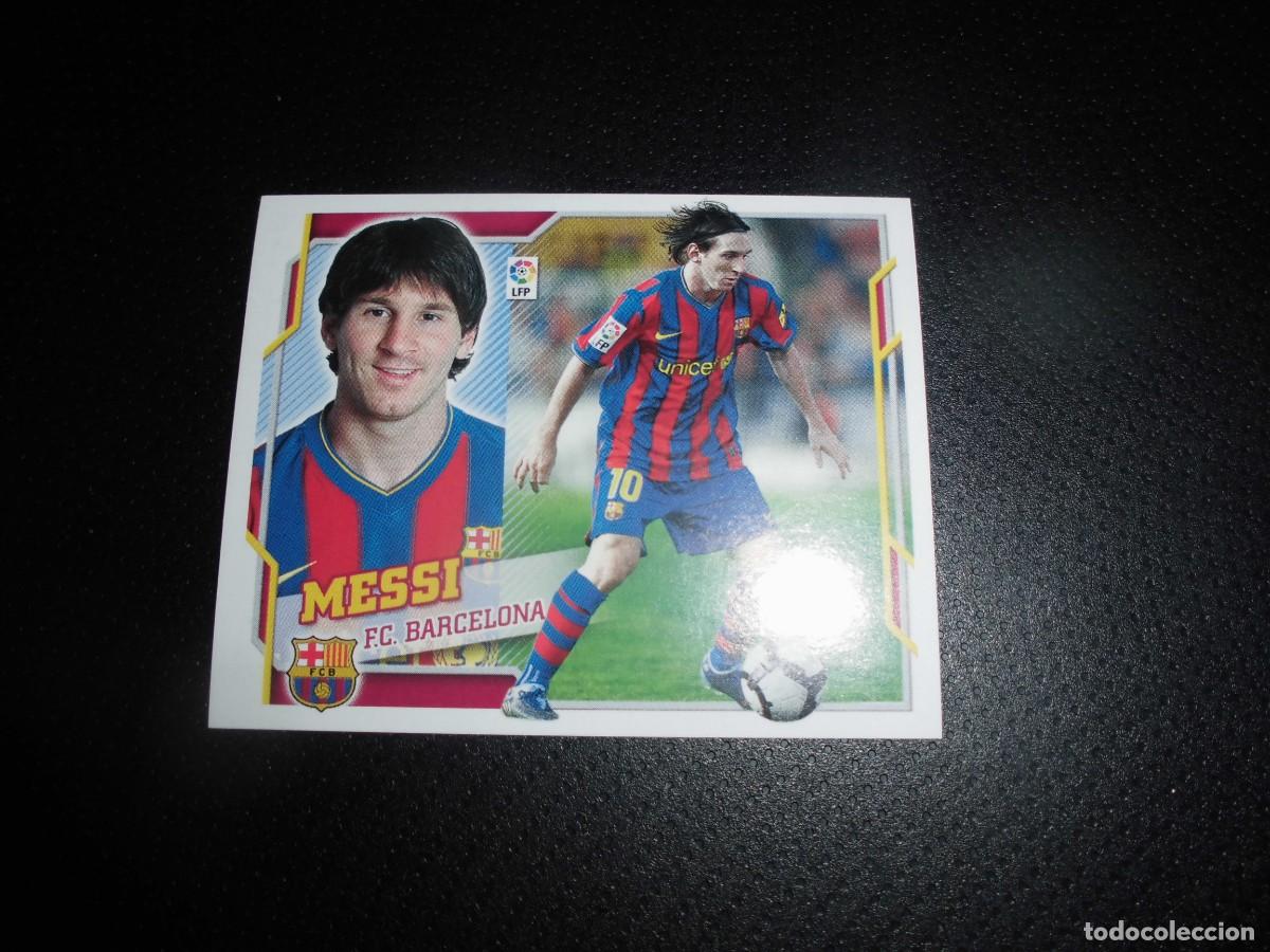 Cromos de Futebol: CROMOS FUTBOL: MESSI - F.C. BARCELONA - ESTE LIGA 2010 - 2011. 10 - 11. - SIN PEGAR.