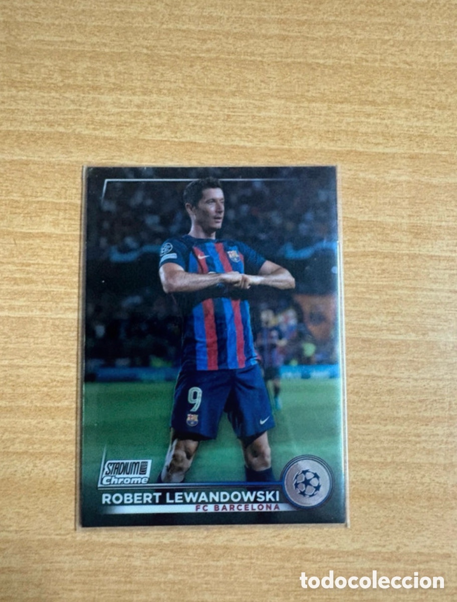 Cromos de f&uacute;tbol: Carta de Robert Lewandowski (N&ordm; 99)