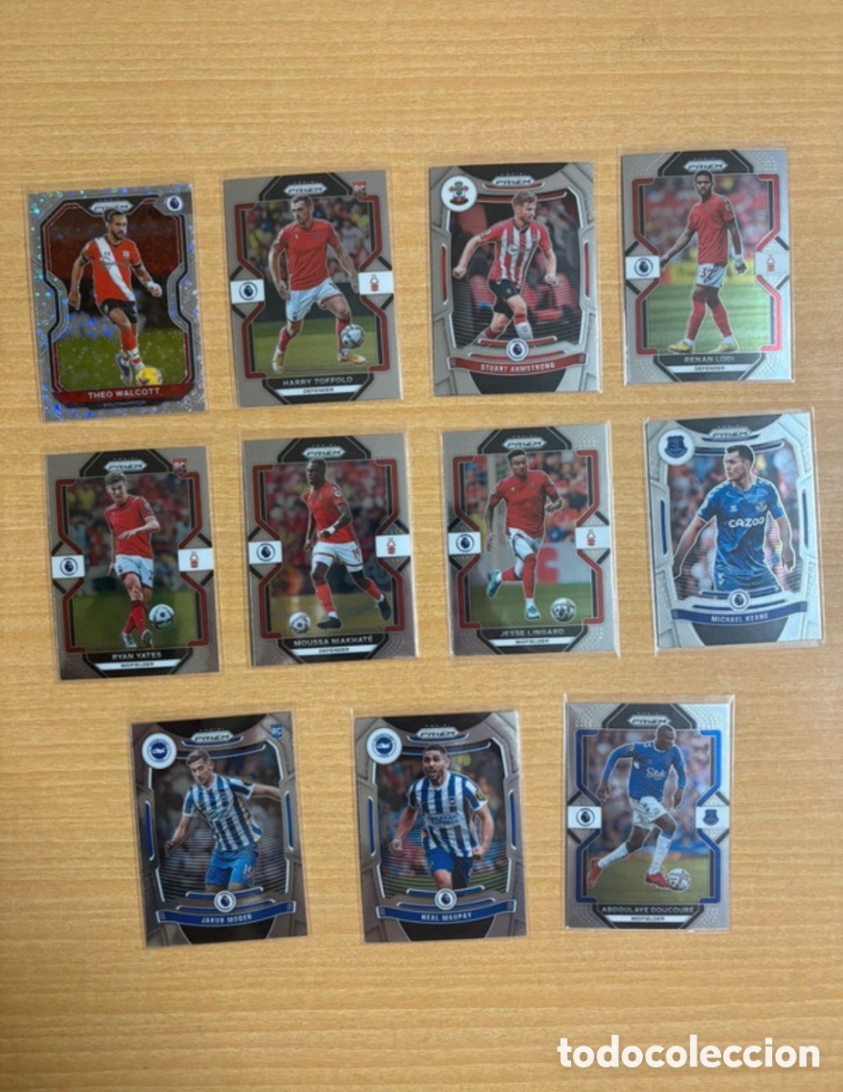 Cromos de f&uacute;tbol: Pack de cartas de futbol colecci&oacute;n Panini Prizm Premier League 2022/23