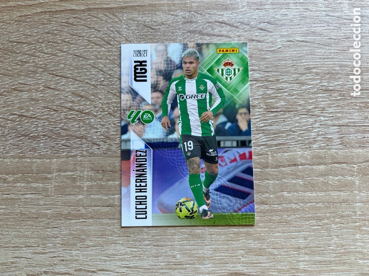 Cromos de f&uacute;tbol: 107 CUCHO FERN&Aacute;NDEZ MEGACRACKS MGK 2026 2027 26 27 REAL BETIS