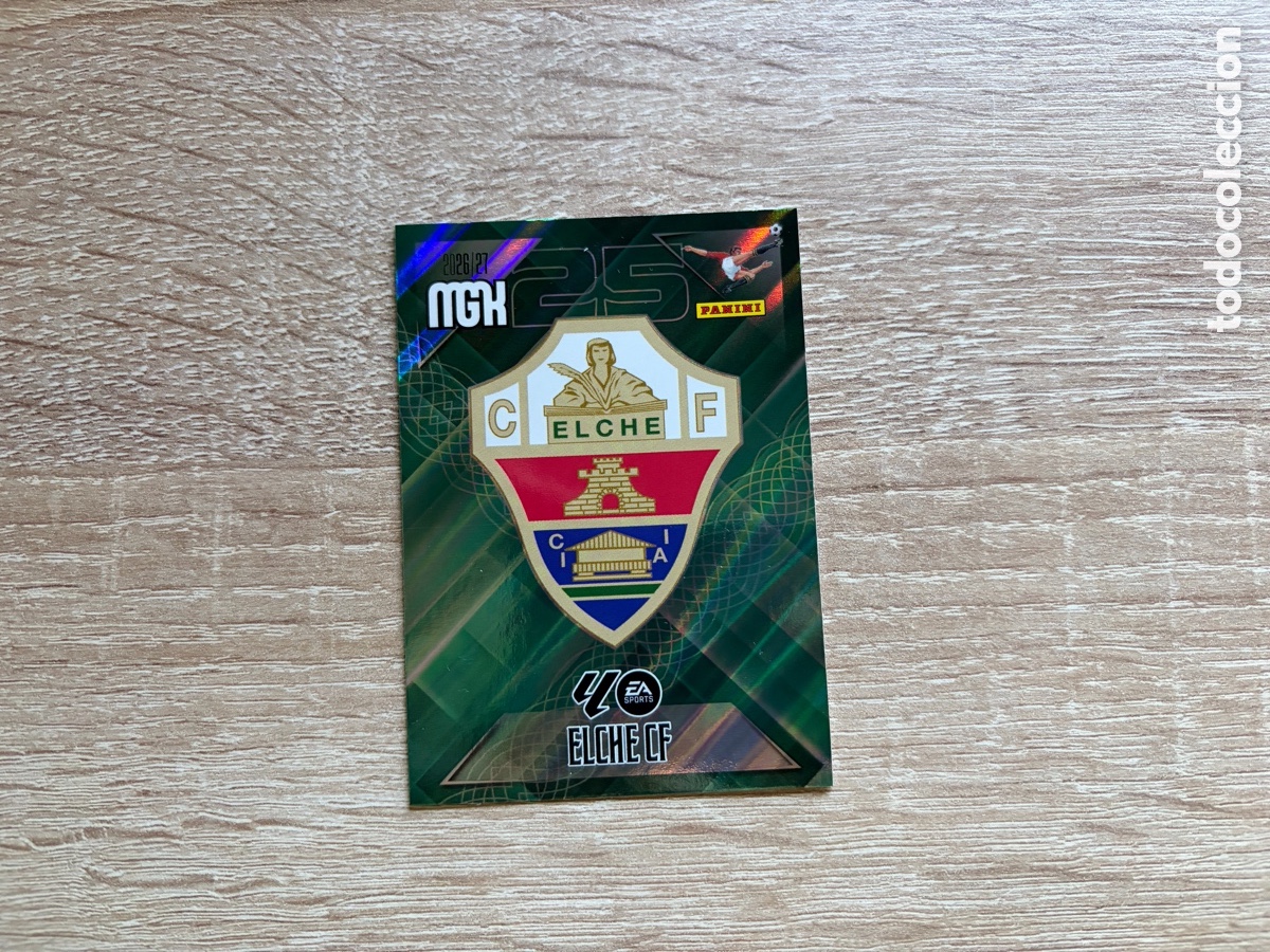Cromos de f&uacute;tbol: 145 ELCHE ESCUDO LOGO MEGACRACKS MGK 2026 2027 26 27