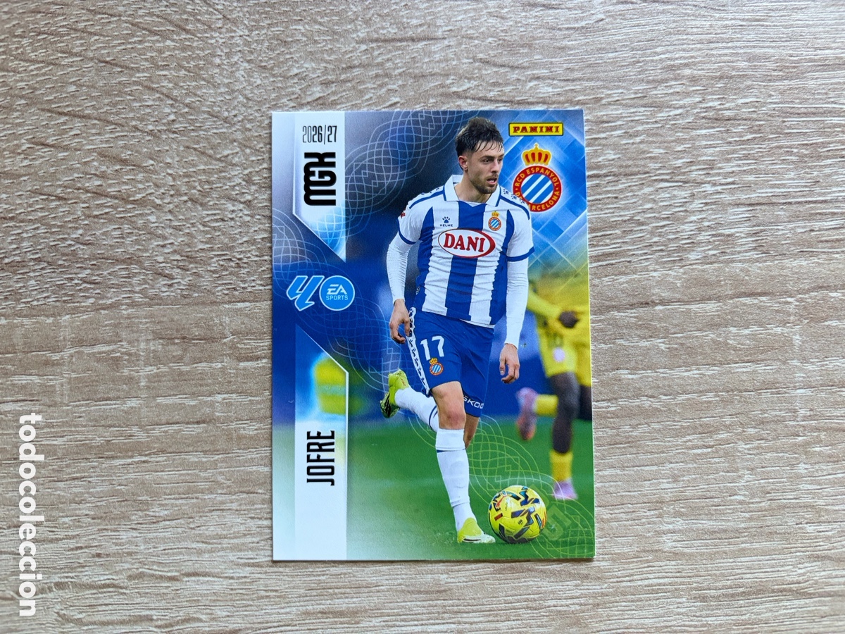 Cromos de f&uacute;tbol: 175 JOFRE MEGACRACKS MGK 2026 2027 26 27 ESPANYOL ESPA&Ntilde;OL