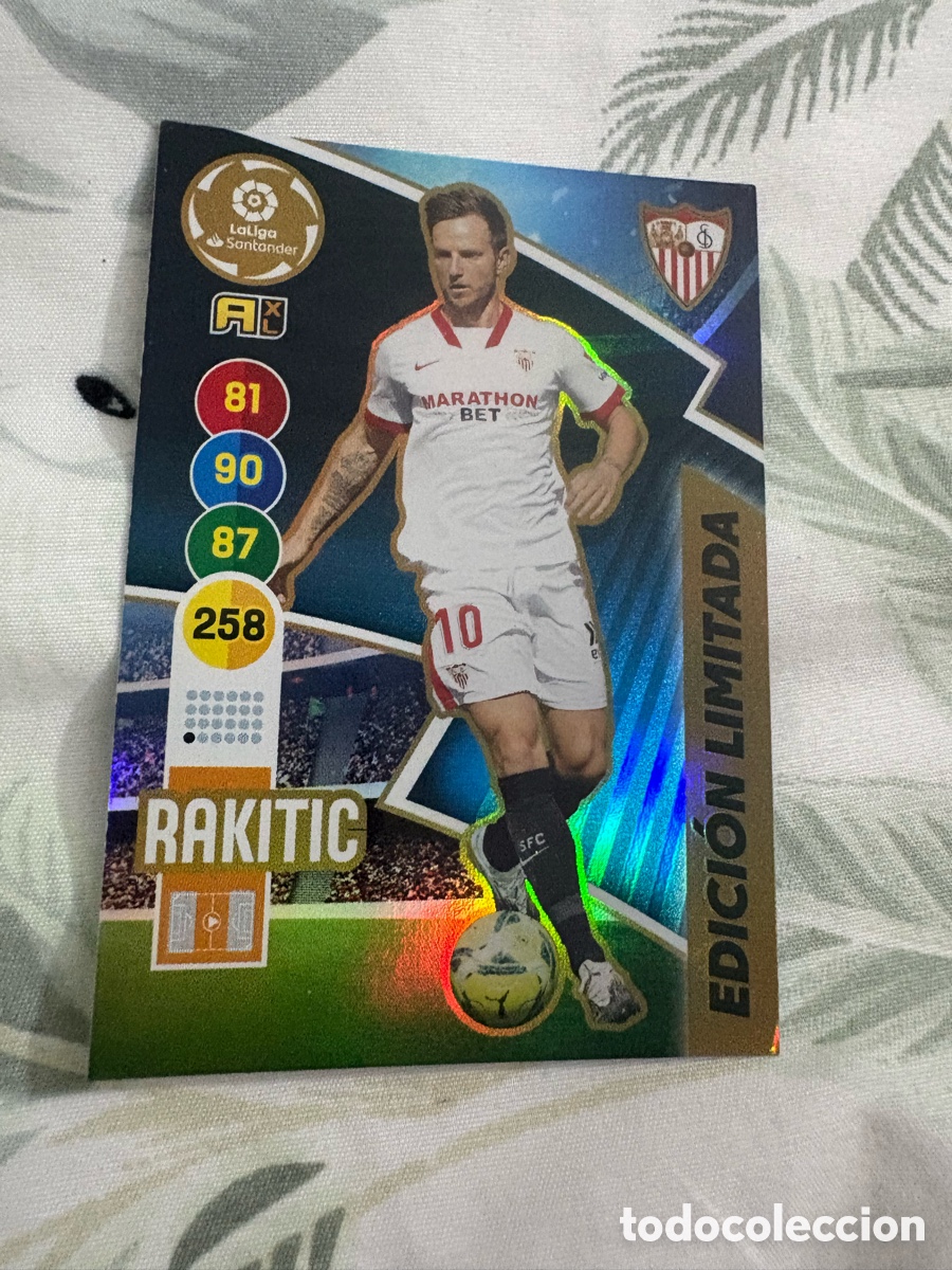 Cromos de f&uacute;tbol: Rakitic - Sevilla FC - Edicion Limitada - Adrenalyn 20 - 21 - Panini - 2020 - 2021