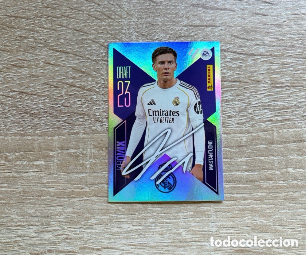 Football Stickers: K16 MASTANTUONO DRAF 23 KROMIX PARALELA LIGA ESTE EDICIONES ESTE 2026 2027 26 27 REAL MADRID