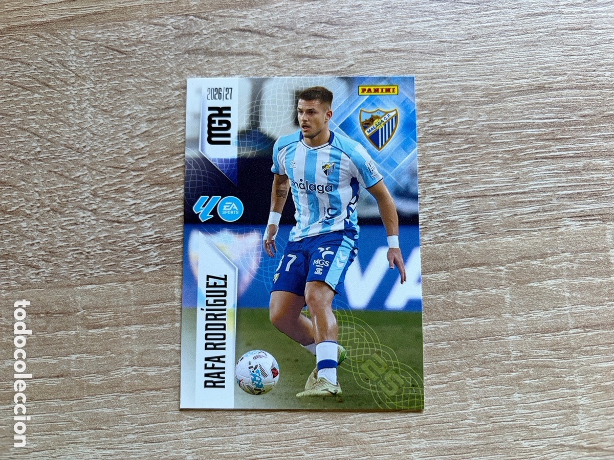 Football Stickers: 246 RAFA RODR&Iacute;GUEZ MEGACRACKS MGK 2026 2027 26 27 M&Aacute;LAGA CF