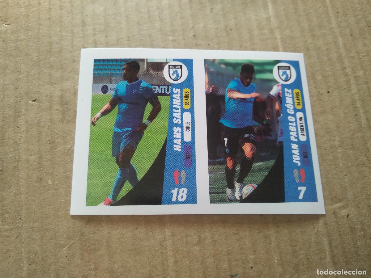 Football Stickers: 304 HANS SALINAS JUAN PABLO GOMEZ IQUIQUE CROMO FUTBOL CONMEBOL SUDAMERICANA LA GRAN CONQUISTA