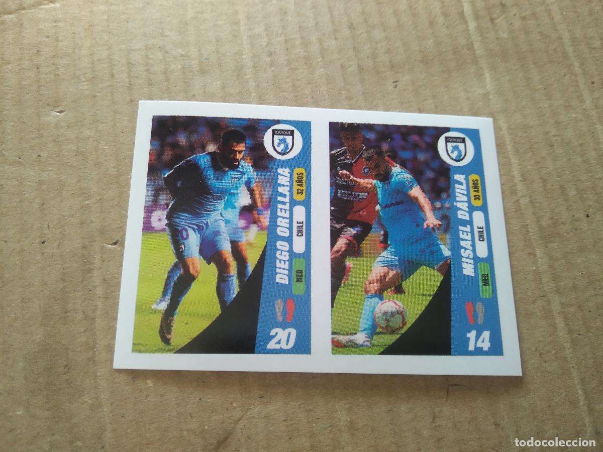 Football Stickers: 305 DIEGO ORELLANA MISAEL DAVILA IQUIQUE CROMO FUTBOL CONMEBOL SUDAMERICANA LA GRAN CONQUISTA